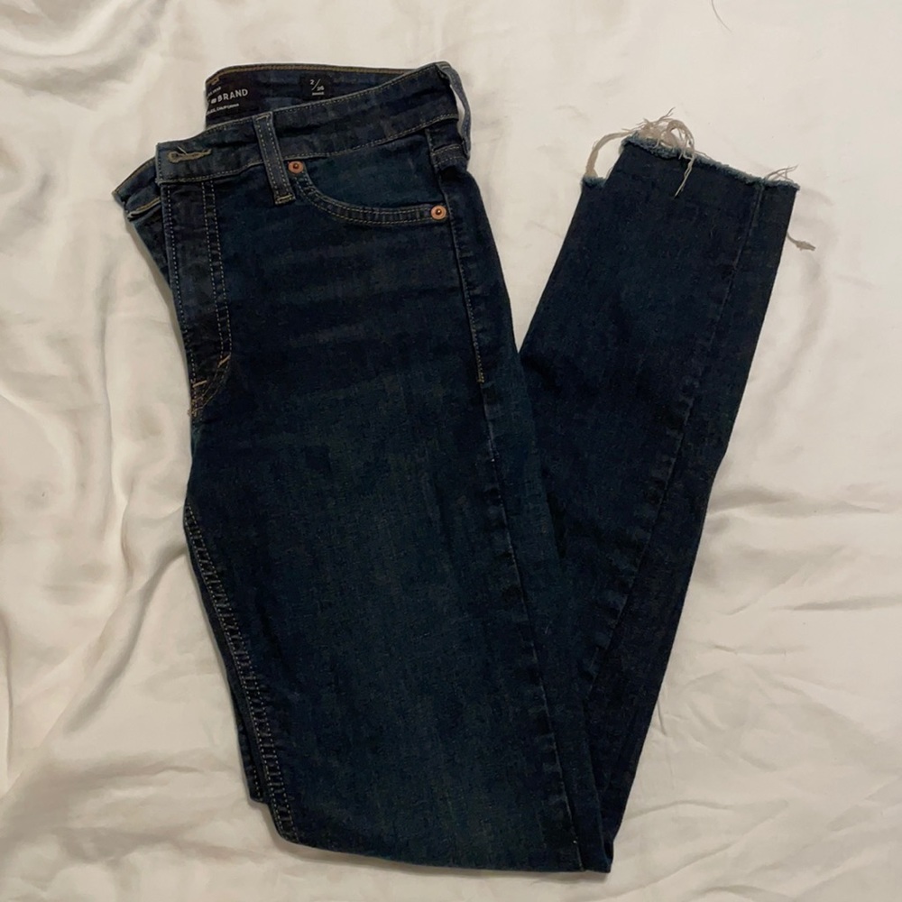 lucky brand - skinny dark jeans